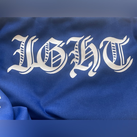 SHEIN ICON Letter Graphic Zip Up Raglan Sleeve Hoodie - Picture 2 of 5